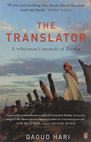 Book cover for “The Translator” depicting a person in a desolate landscape.