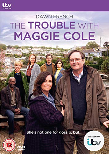 DVD cover for “The Trouble With Maggie Cole” featuring a cast portrait.