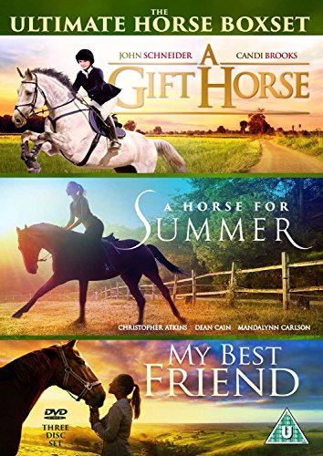 DVD cover for "The Ultimate Horse Boxset" featuring riders and horses.