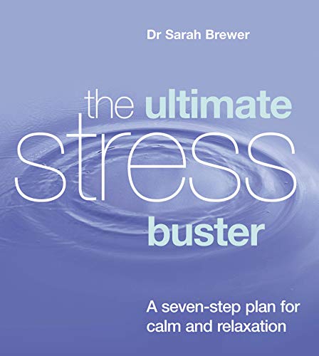 Book cover with water ripple and text: “The Ultimate Stress Buster.”