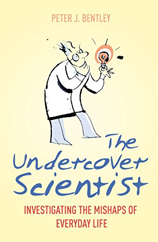 Book cover: cartoon scientist with a lightbulb, title "The Undercover Scientist".