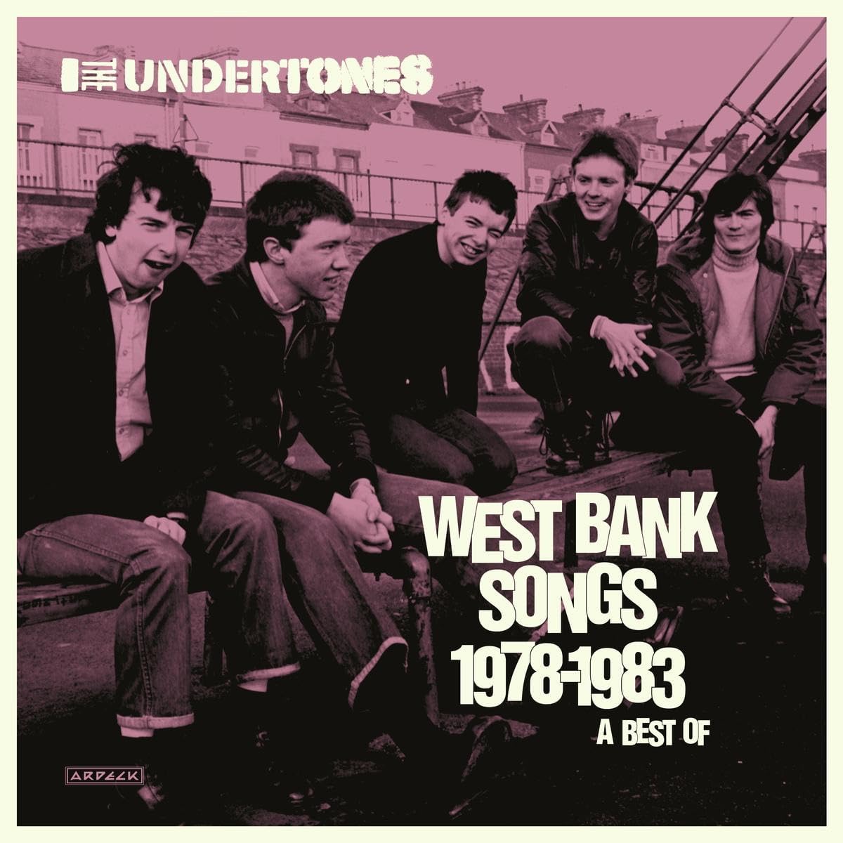 CD cover for The Undertones’ “West Bank Songs” featuring a band photo.