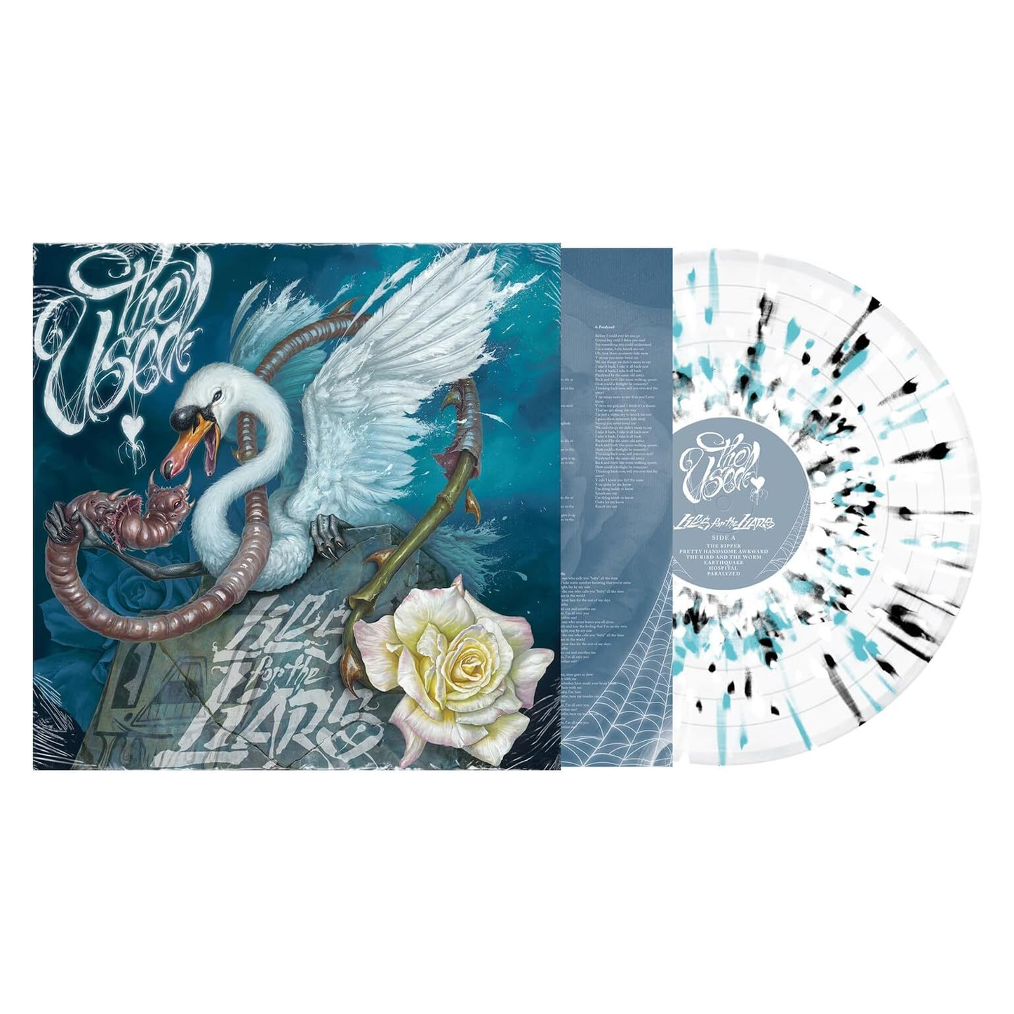Vinyl record album cover for The Used’s “Lies For The Liars” featuring a masked figure.
