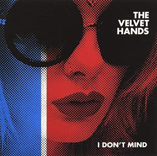 Pop art album cover featuring a person wearing sunglasses, red and blue tones.