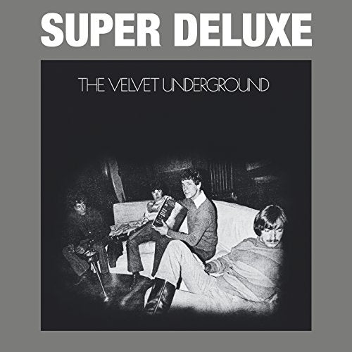 The Velvet Underground album cover featuring a black and white photo of people.
