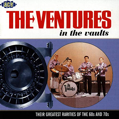 CD cover for The Ventures’ “In The Vaults” featuring the band.