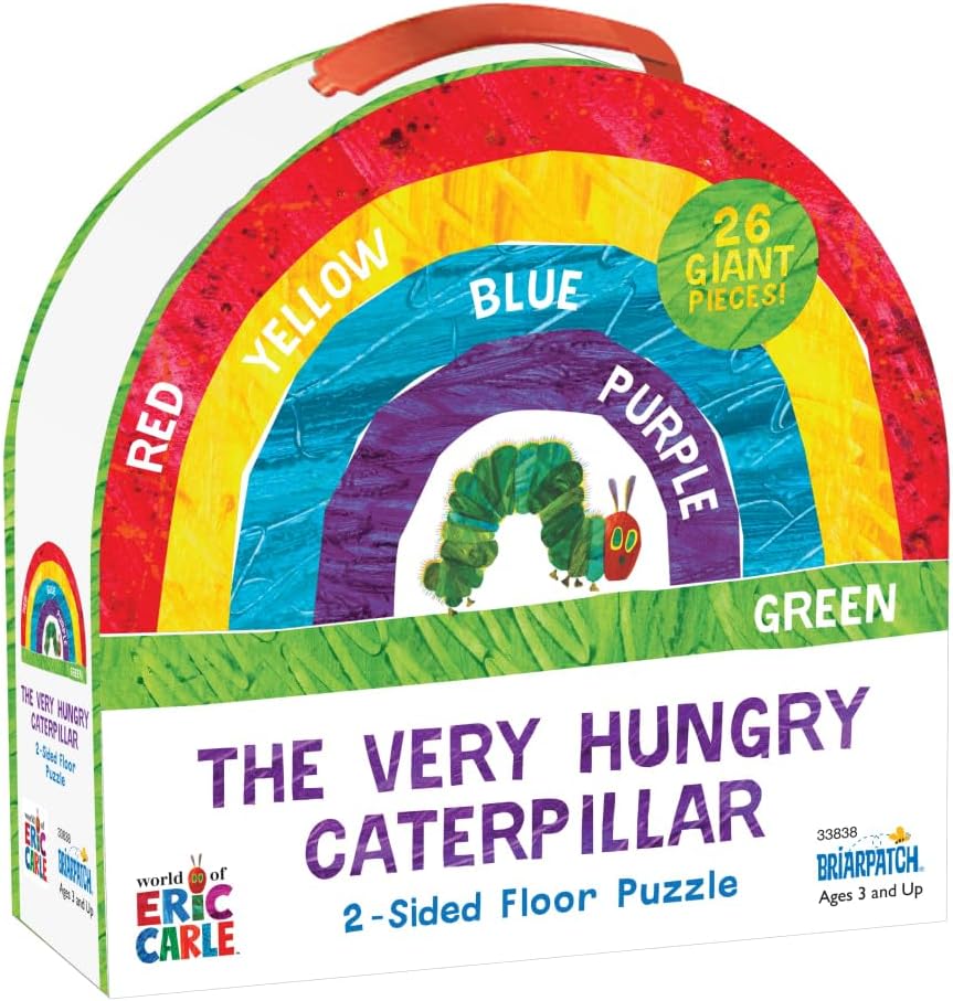 Rainbow arch puzzle featuring The Very Hungry Caterpillar, 26 pieces.