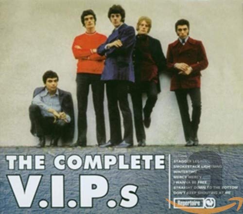 CD cover for The Complete V.I.P.s, featuring a 1960s band portrait.