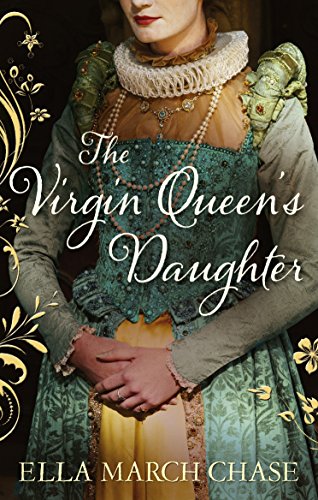 Book cover: woman in Elizabethan dress, ornate gold floral design.