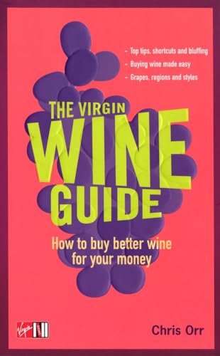 Book cover: "The Virgin Wine Guide" with purple grapes and yellow text.