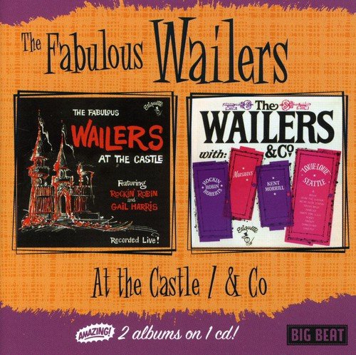 "CD cover featuring The Fabulous Wailers' two album artwork on an orange background."