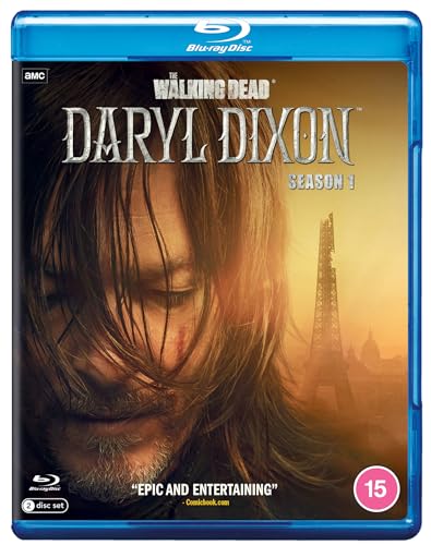 Blu-ray cover for "The Walking Dead: Daryl Dixon" Season 1, featuring Norman Reedus.