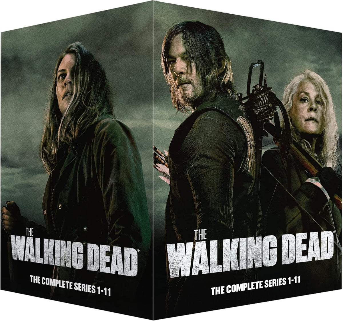 Blu-ray case for all eleven seasons of The Walking Dead TV series.
