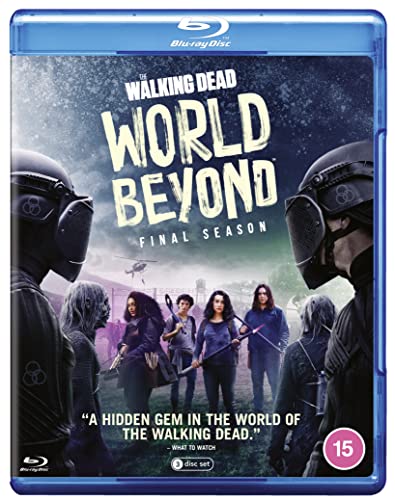 Blu-ray cover for “The Walking Dead: World Beyond” final season, with characters.