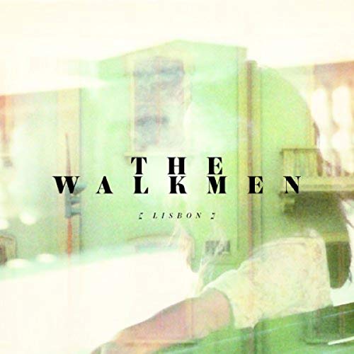 The Walkmen’s “Lisbon” CD cover: blurred green and white image with text.