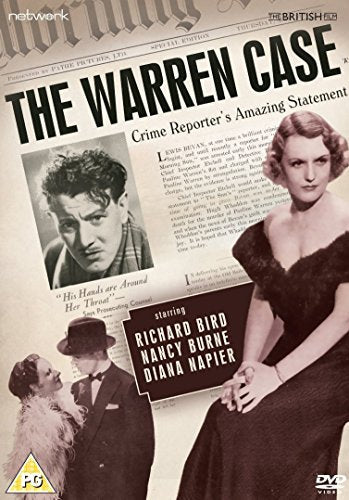 DVD cover for "The Warren Case" featuring black and white film stills.