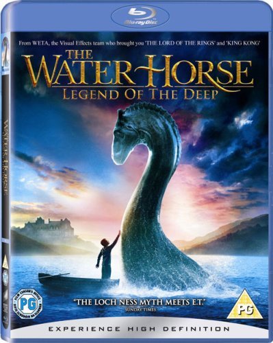 Blu-ray cover for "The Water Horse" featuring a sea creature and boy.