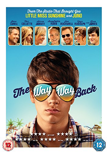 DVD cover for The Way Way Back featuring a boy wearing reflective sunglasses.