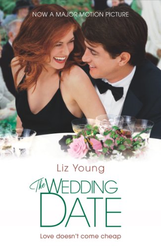 Book cover: couple in formal wear, "The Wedding Date" title visible.