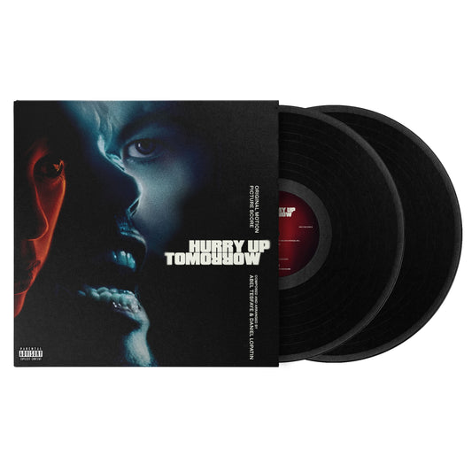 The Weeknd’s “Hurry Up Tomorrow” vinyl record with portrait cover art.