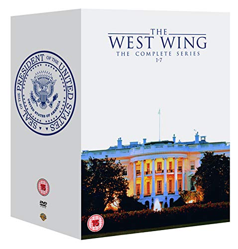 DVD box set of "The West Wing" featuring the White House.