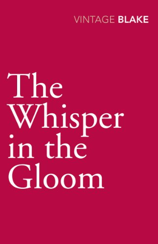 Book cover: “The Whisper in the Gloom” with white text on red.