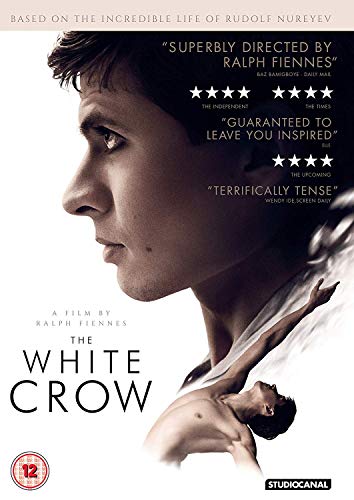 Blu-ray cover for "The White Crow," featuring a dancer in profile.
