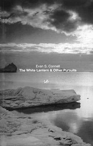 Book cover: icy landscape with title "The White Lantern & Other Pursuits".
