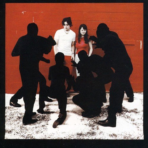 The White Stripes album cover: two figures framed by black silhouettes.