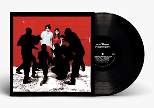 The White Stripes’ “White Blood Cells” vinyl record and album cover.