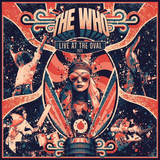 The Who - Live at the Oval 1971 vinyl album cover art.