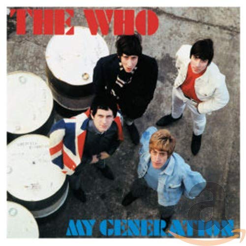 Album cover for The Who’s “My Generation” featuring four young men.