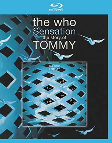 Blu-ray cover for "The Who: Sensation - The Story Of Tommy" with birds.