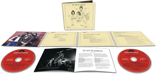 The Who's "The Who By Numbers" CD packaging with two discs and booklet.