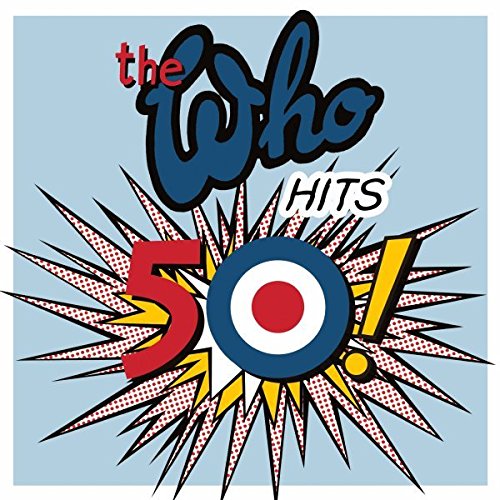 The Who Hits 50 album cover with band logo and pop art design.