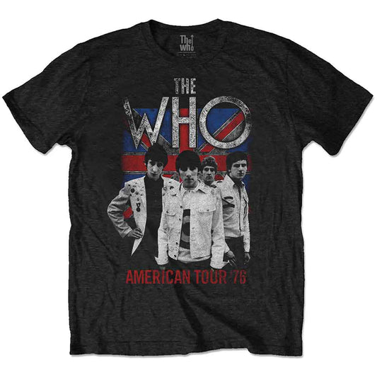 Black t-shirt with The Who’s 1979 American tour logo, size XX-Large.
