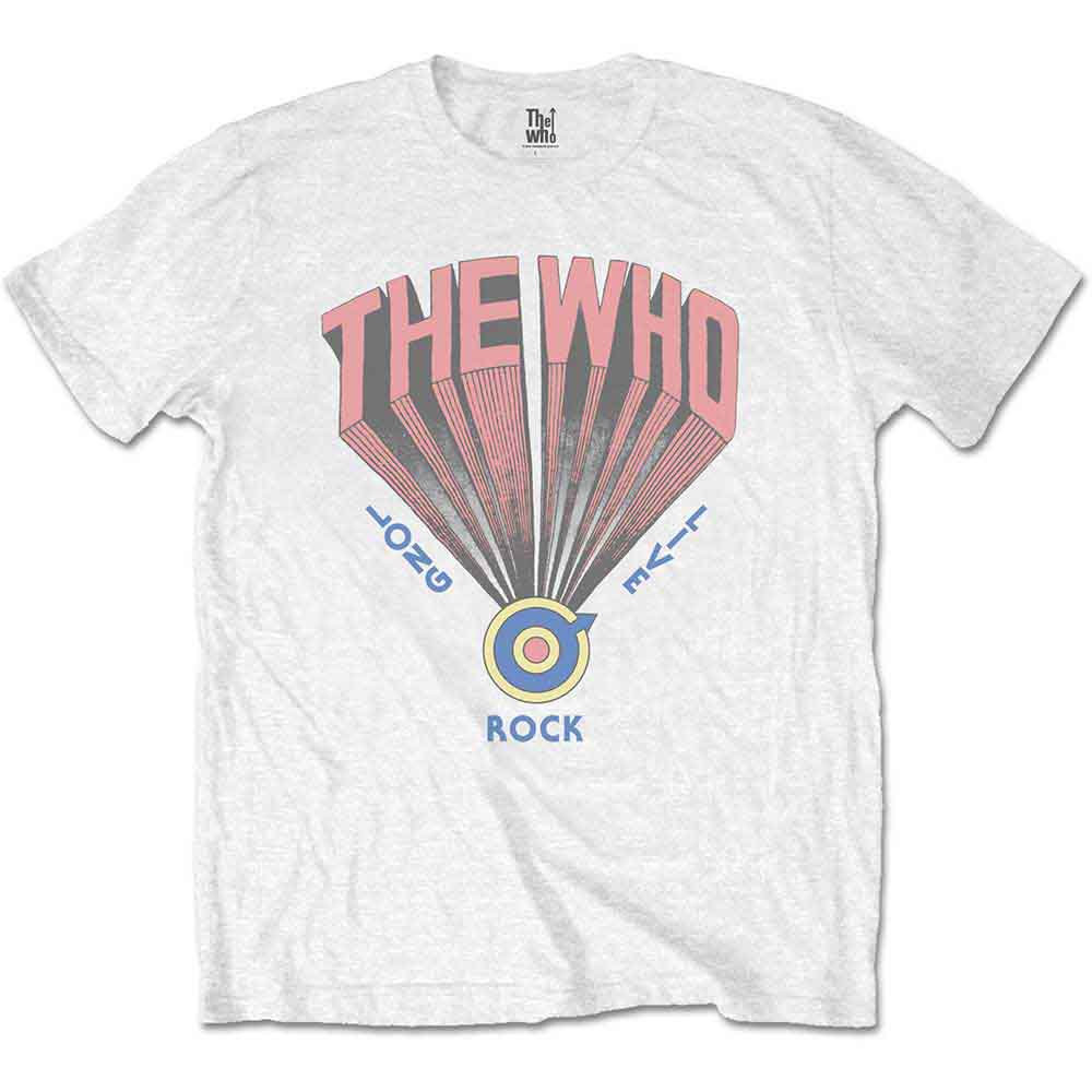 Black t-shirt with "The Who" and "Long Live Rock" graphic, size small.