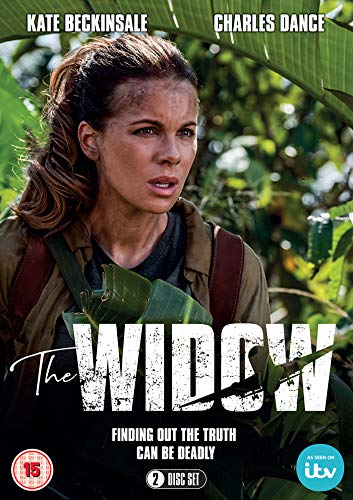 DVD cover art for The Widow featuring Kate Beckinsale in a jungle setting.