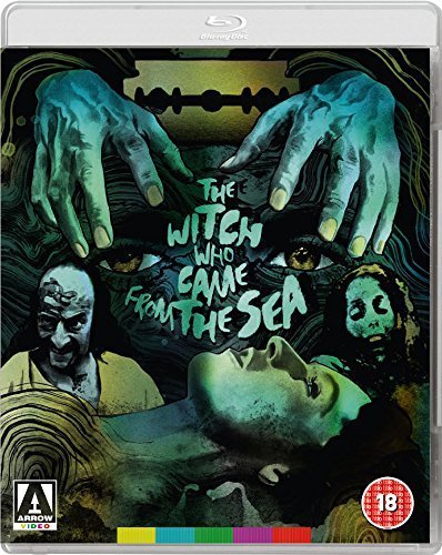 Blu-ray cover for "The Witch Who Came From The Sea" with eerie imagery.