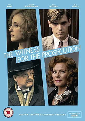 DVD cover featuring four actors from “The Witness For The Prosecution.”