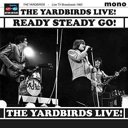 The Yardbirds performing live on television in 1965, vinyl record cover.