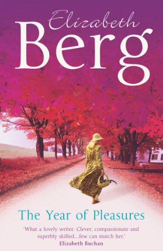 Book cover: woman walking down a tree-lined road in autumn.