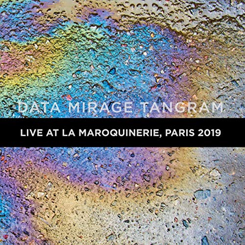 CD cover with iridescent oil slick texture and white text.
