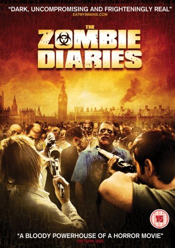 DVD cover for The Zombie Diaries showing people holding guns against a zombie horde.