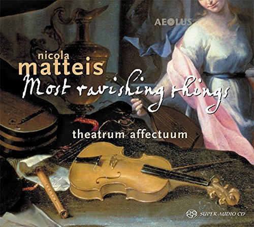 "CD cover with a violin and a woman in a white dress."