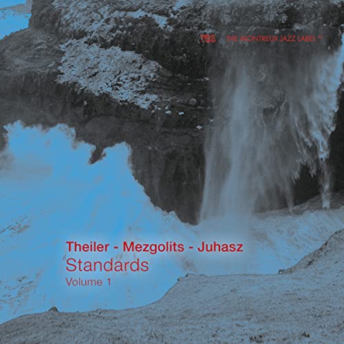 CD cover with a waterfall image and red text: "Theiler - Standards, Vol.1".