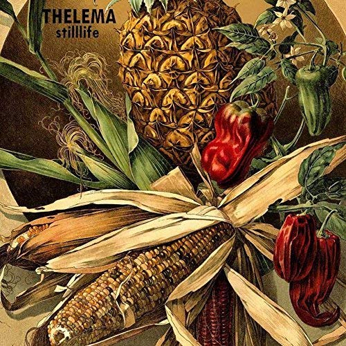 Vintage-style album cover featuring a still life of fruits and vegetables.