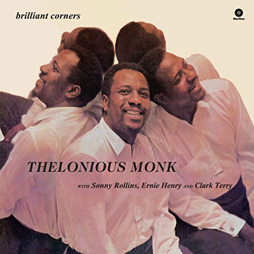 Album cover showing three mirrored portraits of Thelonious Monk wearing a white shirt.