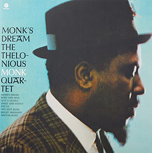 Album cover for Thelonious Monk’s “Monk’s Dream” featuring a portrait of Monk.