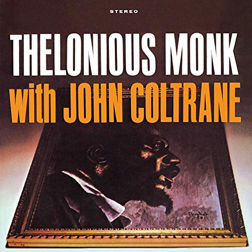 Album cover featuringSLL featuring a framed profile portrait of Thelonious Monk.